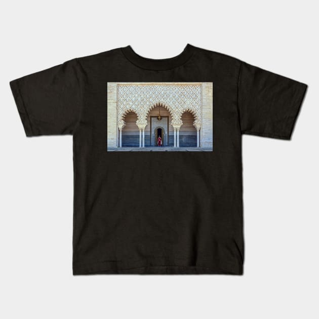 Mohammed V Mausoleum, Rabat Kids T-Shirt by bulljup